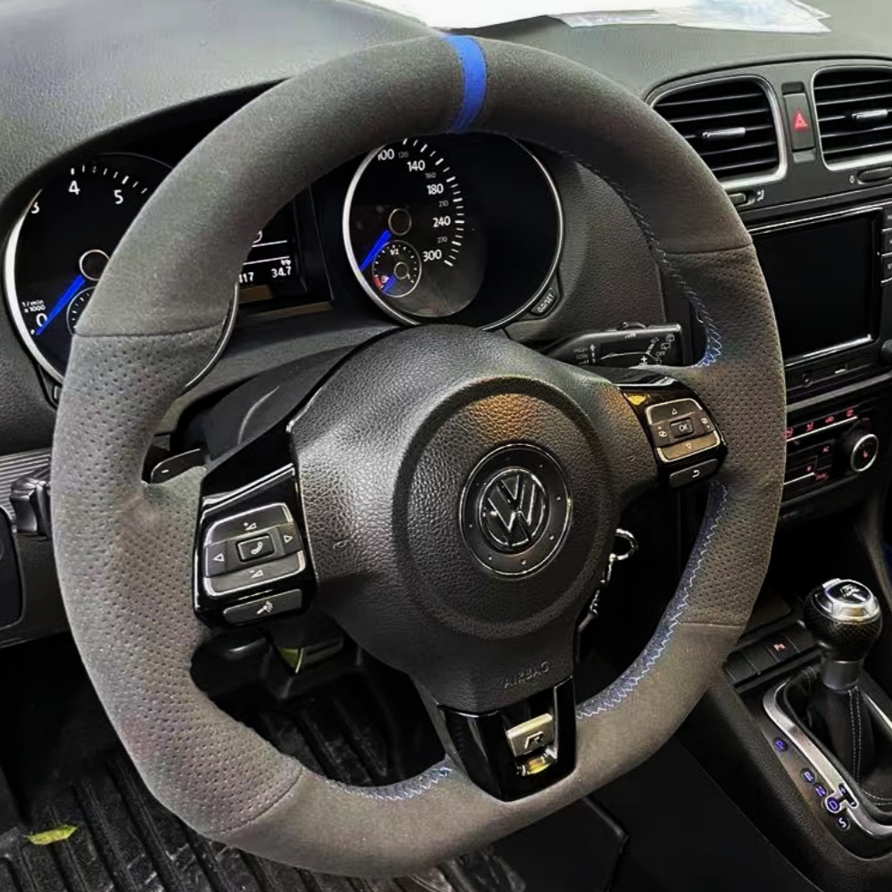Car Steering Wheel Cover Anti Slip Breathable - غطاء عجلة قيادة السيارة المخصص جلد