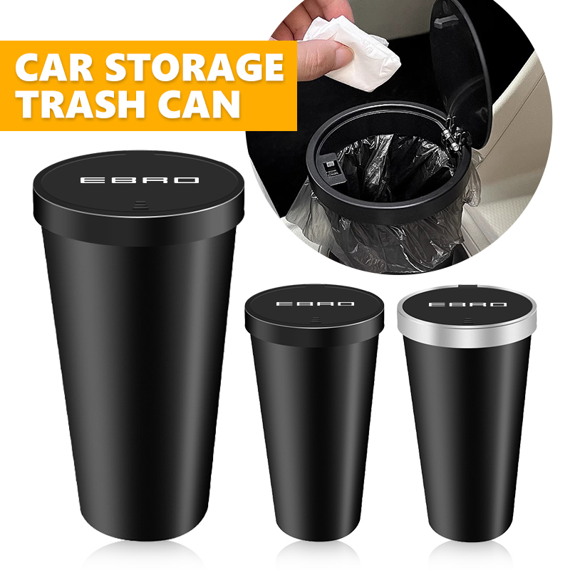 Waterproof Car Trash Can With Lid - سلة مهملات صغيرة للسيارة مقاومة للماء