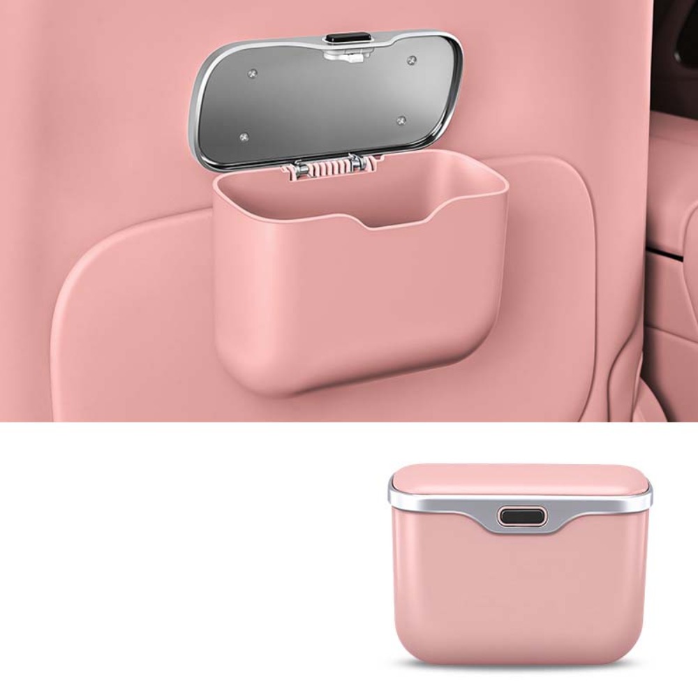 Waterproof Car Trash Can With Lid - سلة مهملات متعددة الوظائف للسيارة مع