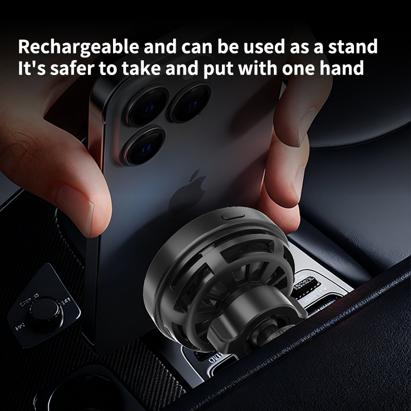 شاحن سيارة لاسلكي qi2.2 بقوة 2 - مراجعة Magnetic Phone Holder For Car Vent وسعره