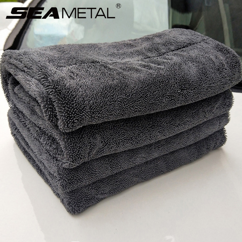 منشفة غسيل السيارات 1200GSM من - مراجعة Microfiber Car Drying Towel Super Absorbent وسعره
