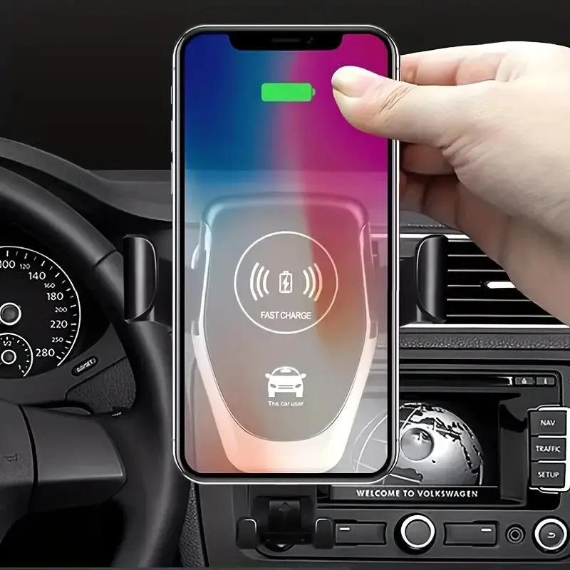 شاحن لاسلكي 2 في 1 بقوة 30 واط - مراجعة Wireless Car Charger Mount Fast Charging وسعره
