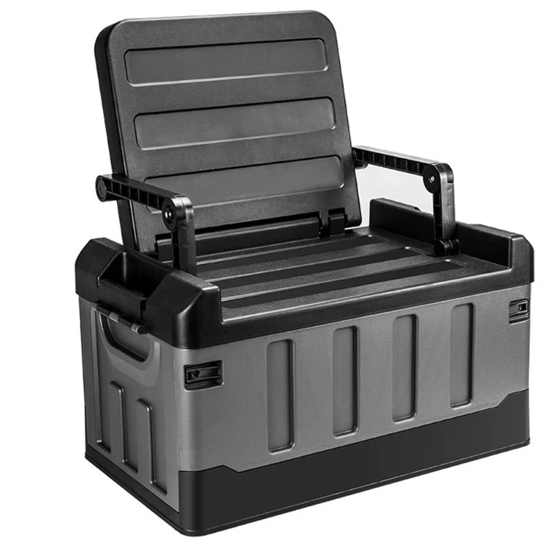 صندوق تخزين كبير قابل للطي، حا - مراجعة Car Trunk Organizer Foldable Storage Box وسعره