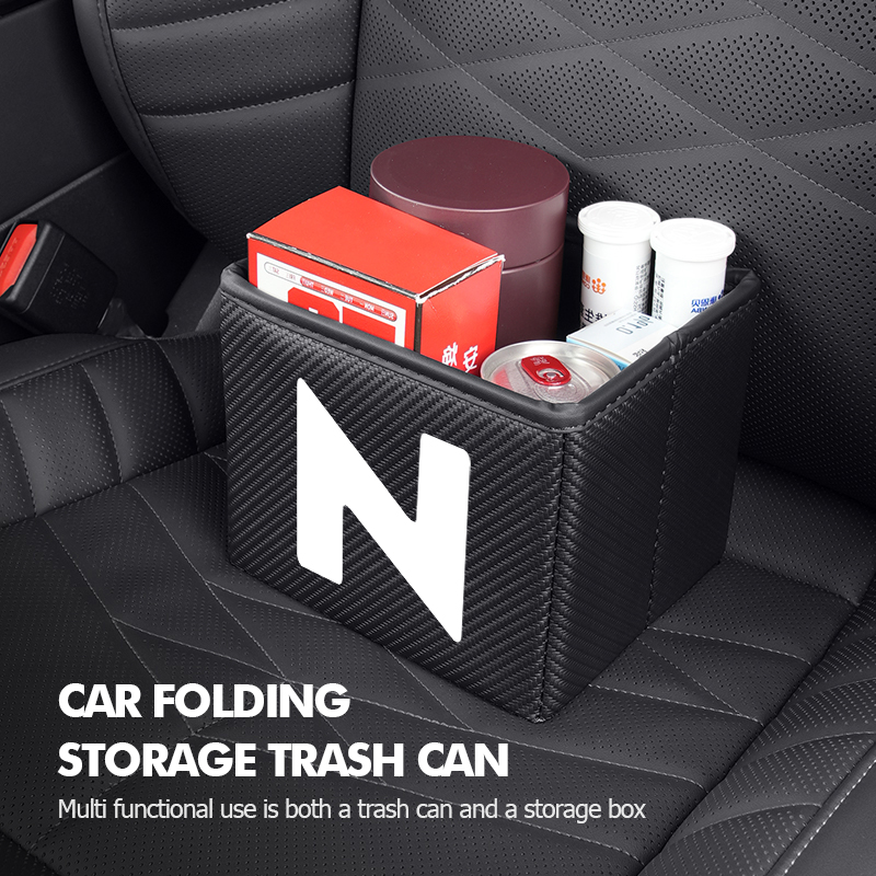 سلة مهملات للسيارة قابلة للطي، - مراجعة Waterproof Car Trash Can With Lid وسعره