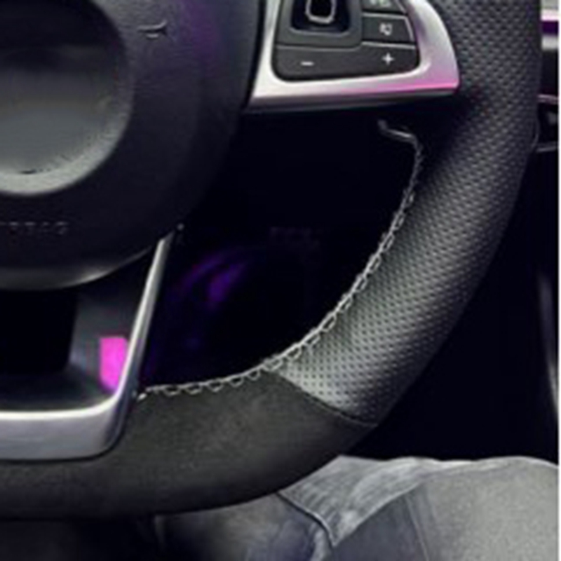 غطاء عجلة قيادة السيارة الخياط - مراجعة Car Steering Wheel Cover Anti Slip Breathable وسعره
