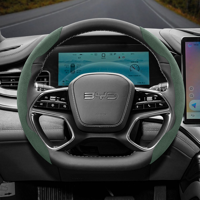 مناسبة ل Byd المضادة للانزلاق  - مراجعة Car Steering Wheel Cover Anti Slip Breathable وسعره